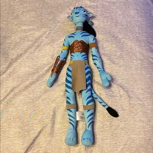 Disney Parks Avatar Pandora The World of Avatar Poseable Plush Blue Na'vi 18 in